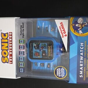 Sonic the Hedgehog Kids Smart Watch Digital Camera Games Alarm Calculator Rechar